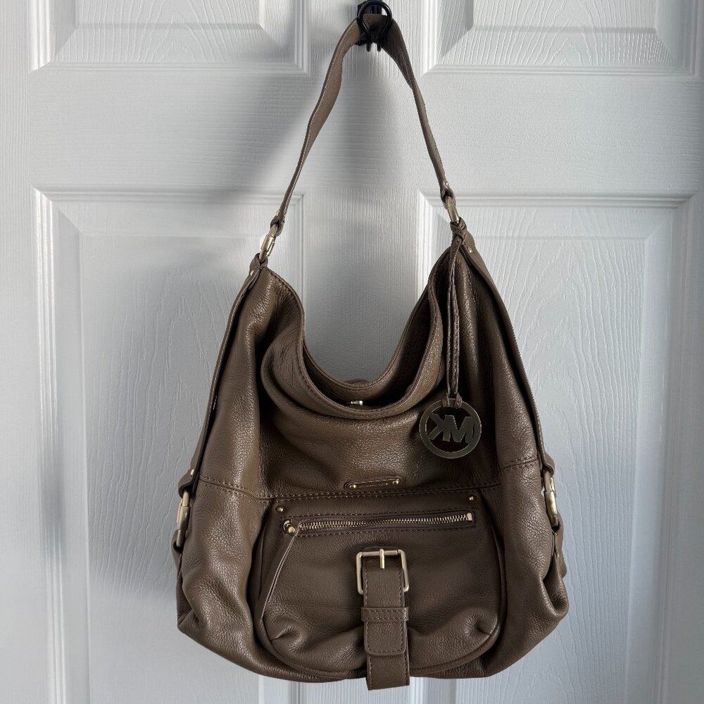 Michael Kors Tan Leather Single Shoulder Strap Handbag